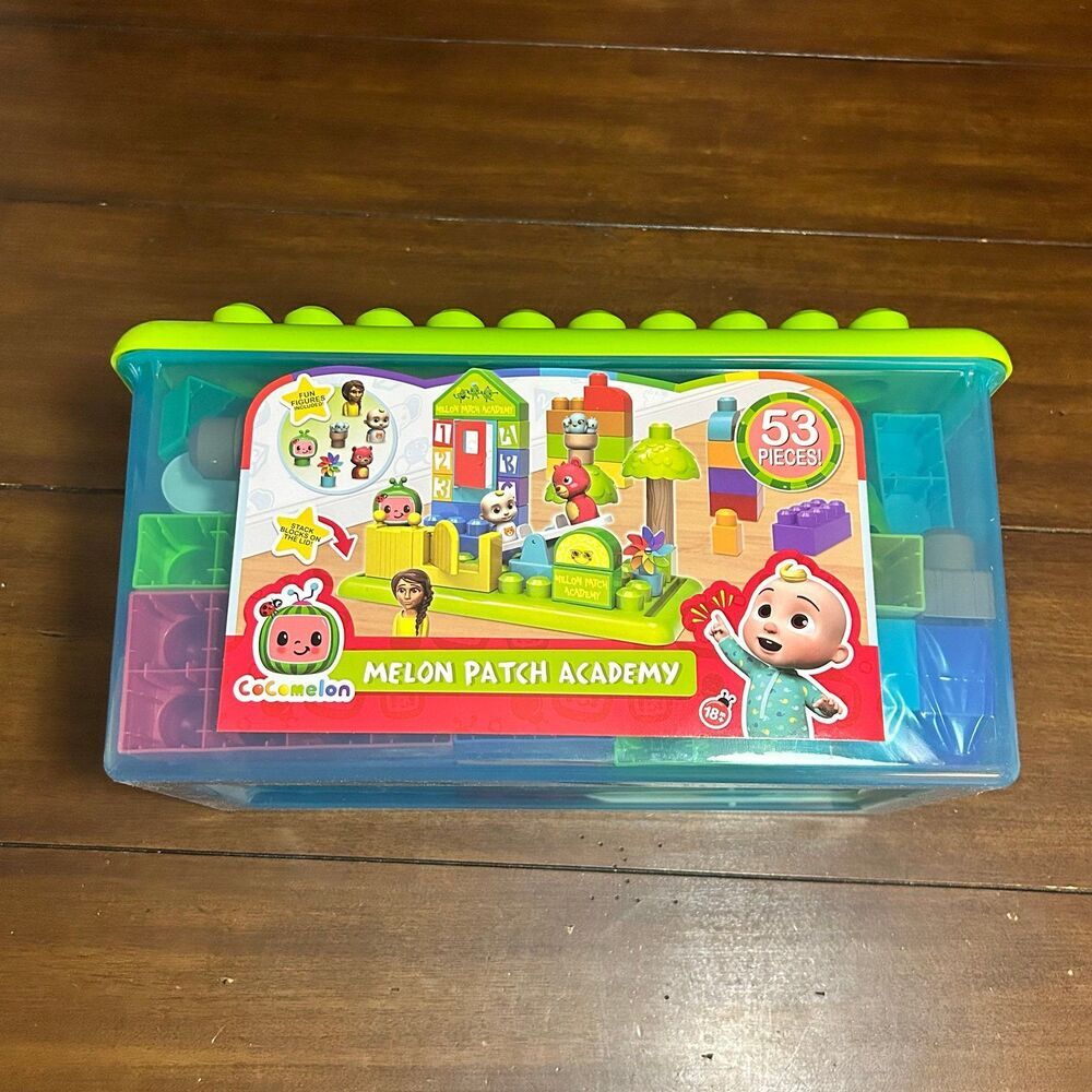 Cocomelon Melon Patch Academy Building Block Set 53 pieces new sealed